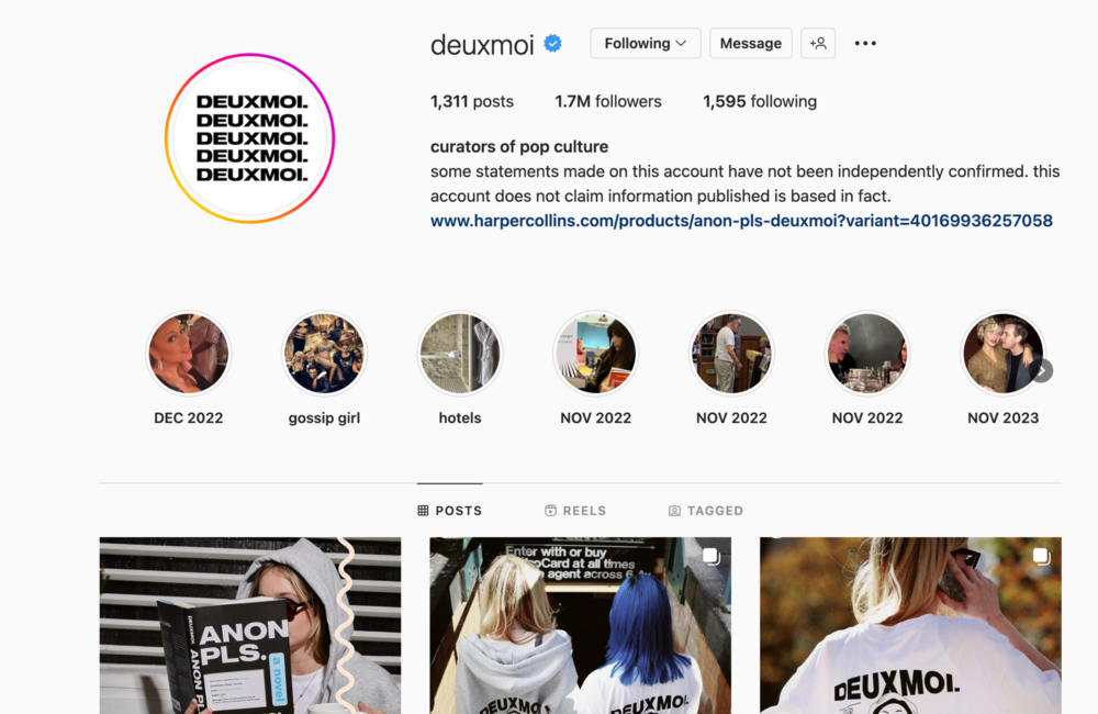 “I Blocked My Mom”: Instagram Gossip Superstar Deuxmoi Gets Personal Ahead of New Novel Release